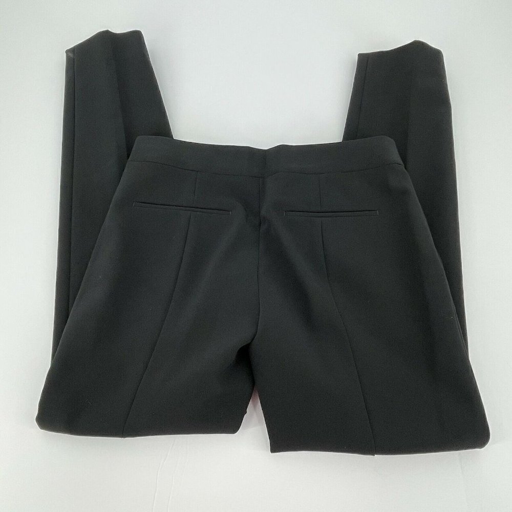 DKNY Womens Pants 2 Black Business Casual Classic Pockets Straight Trousers Knit - Picture 6 of 12